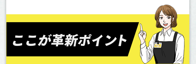 ここが革新ポイント
