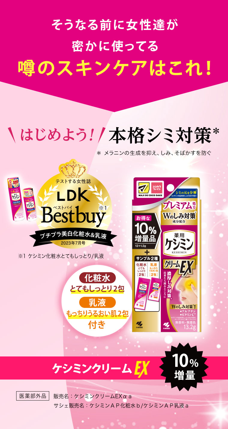 そうなる前に女性達が密かに使ってる噂のスキンケアはこれ！