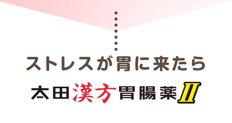 ストレスが胃に来たら太田漢方胃腸薬II