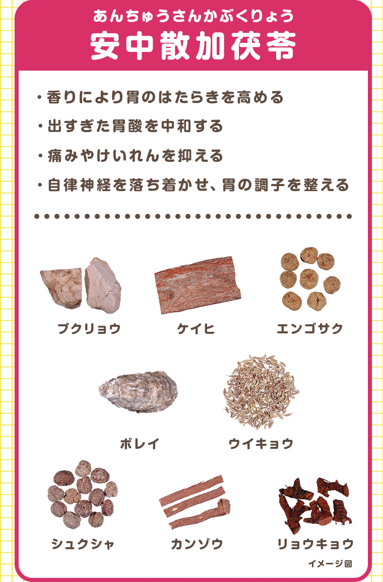 安中散加茯苓