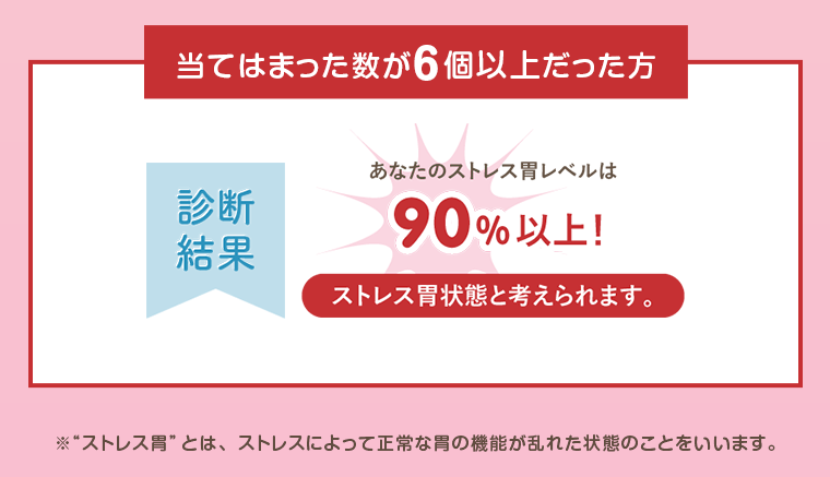当てはまった数が6個以上だった方
