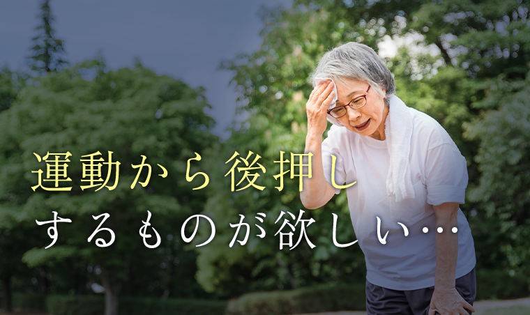 運動から後押しするものが欲しい・・・