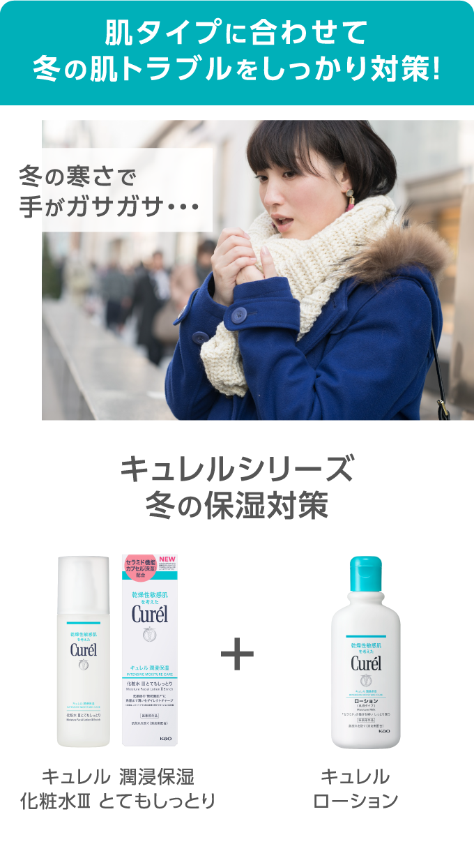キュレルシリーズ 冬の保湿対策