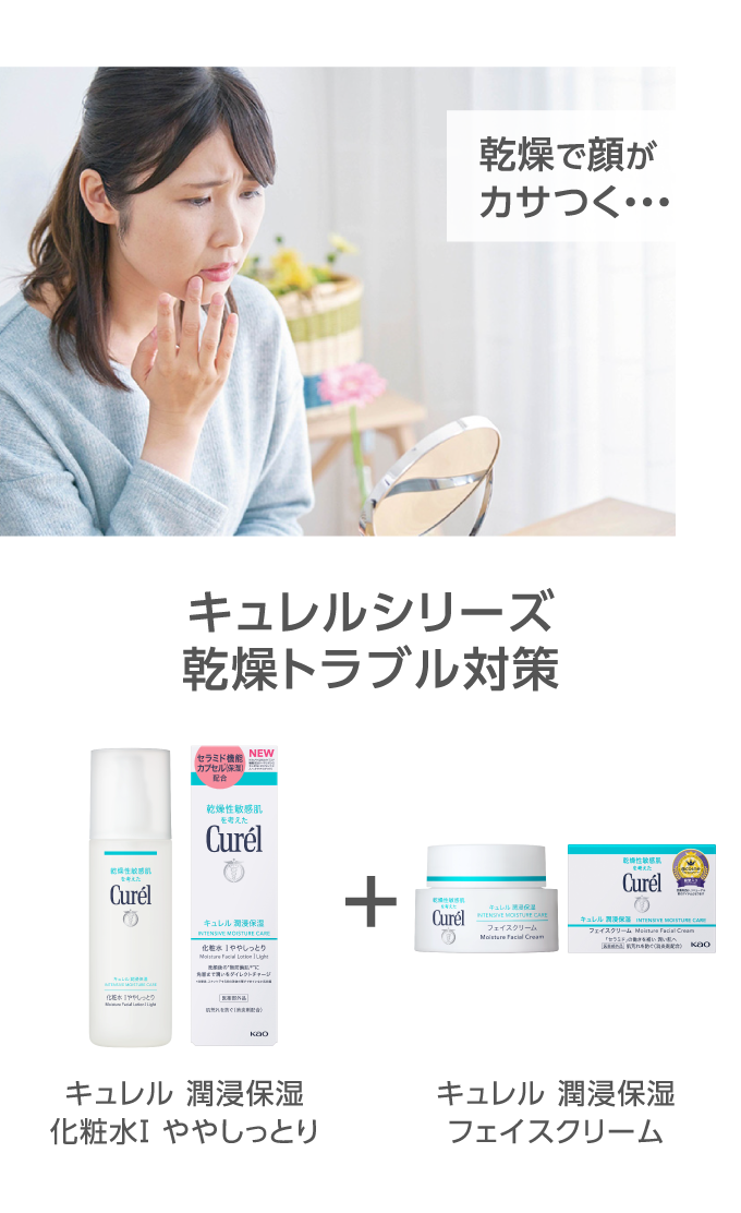 キュレルシリーズ 乾燥トラブル対策