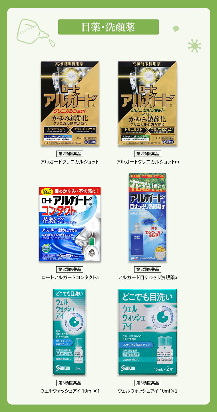 目薬・洗顔薬