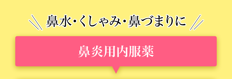 鼻水・くしゃみ・鼻づまりに　鼻炎用内服薬