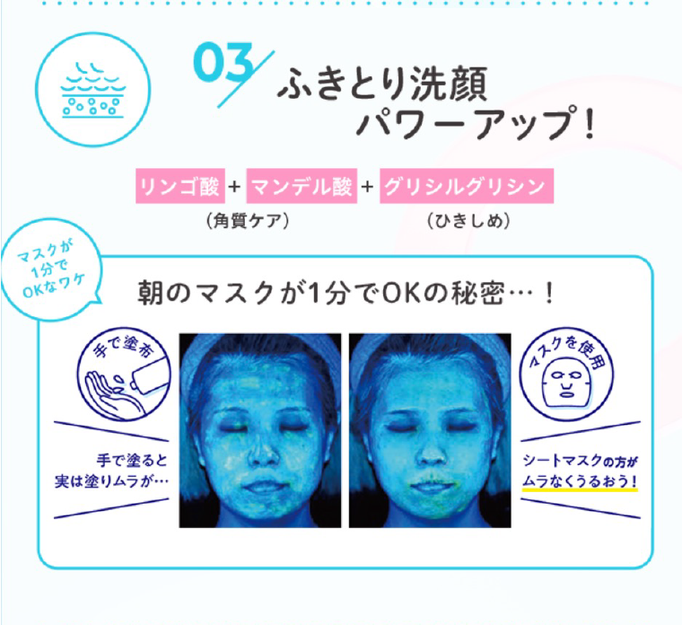 ふきとり洗顔パワーアップ