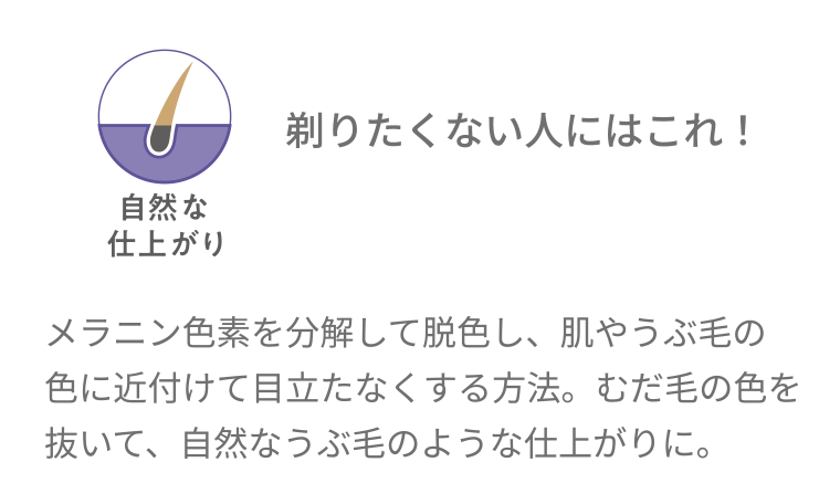 剃りたくない人にはこれ！