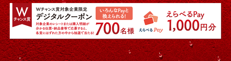 Ｗチャンス賞