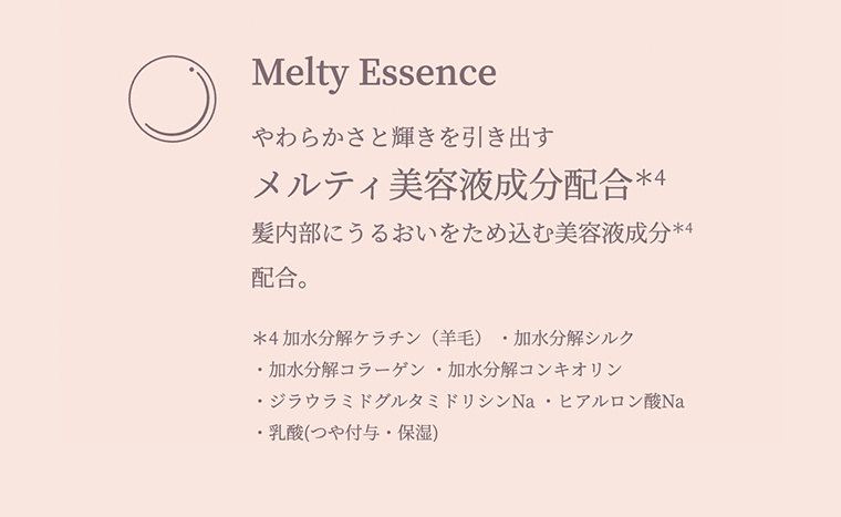 メルティ美容液成分配合