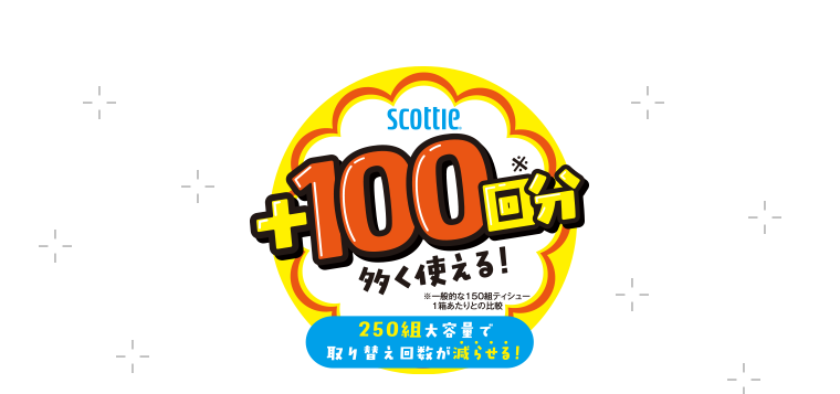 ＋100回分多く使える！
