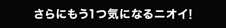 さらにもう1つ気になるニオイ!