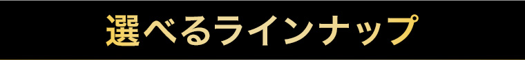 選べるラインナップ