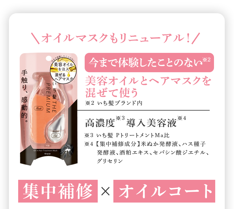 集中補修×オイルコート