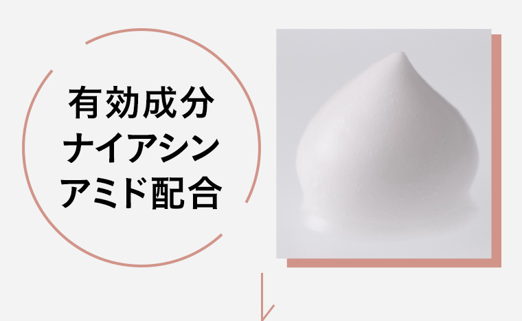 有効成分ナイアシンアミド配合