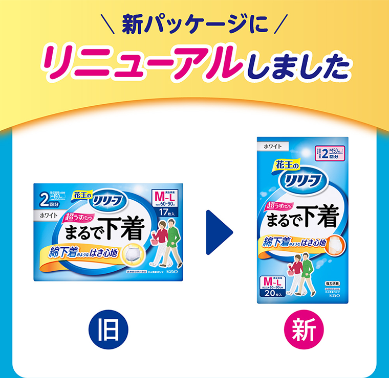 新パッケージにリニューアルしました