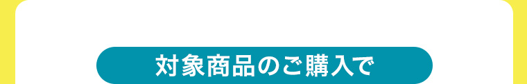対象商品のご購入で