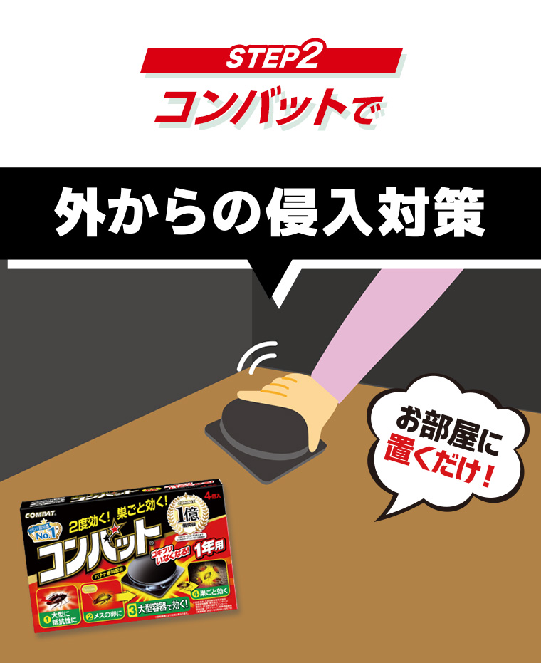 STEP2 コンバットで外からの侵入対策