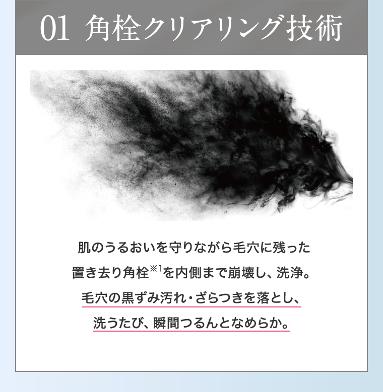 01　角栓クリアリング技術