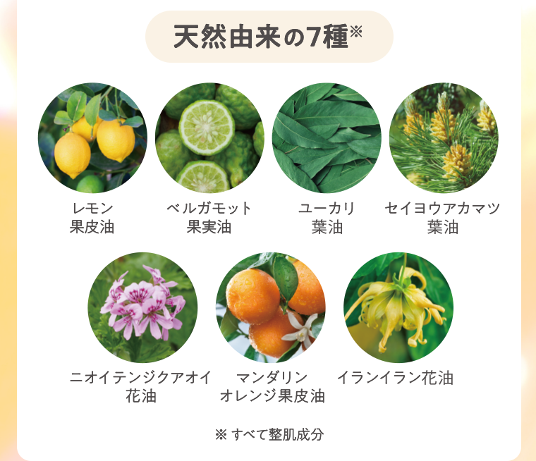 天然由来の7種