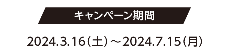 キャンペーン期間