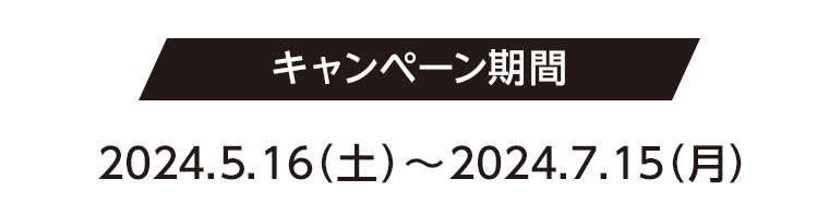 キャンペーン期間