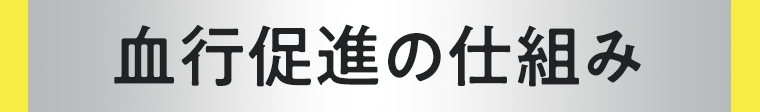 血行促進の仕組み