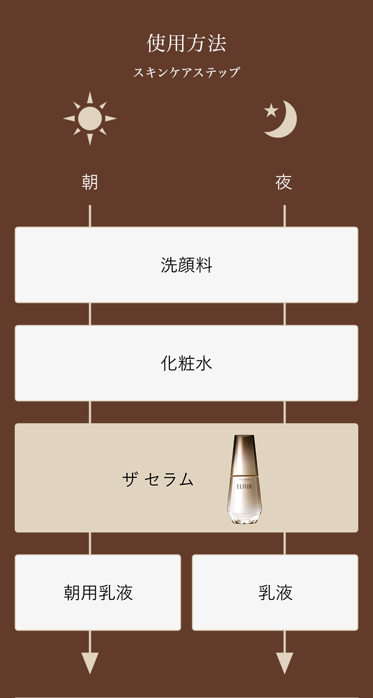 使用方法 スキンケアステップ 朝　洗顔料 化粧水 ザセラム 朝用乳 液　洗顔料 化粧水 ザセラム 乳液