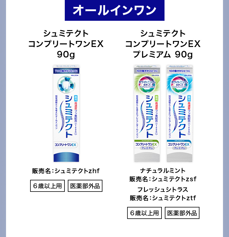オールインワン シュミテクトコンプリートワンEX90g 6歳以上用 医薬部外品 シュミテクトコンプリートワンEXプレミアム 90g 6歳以上用 医薬部外品