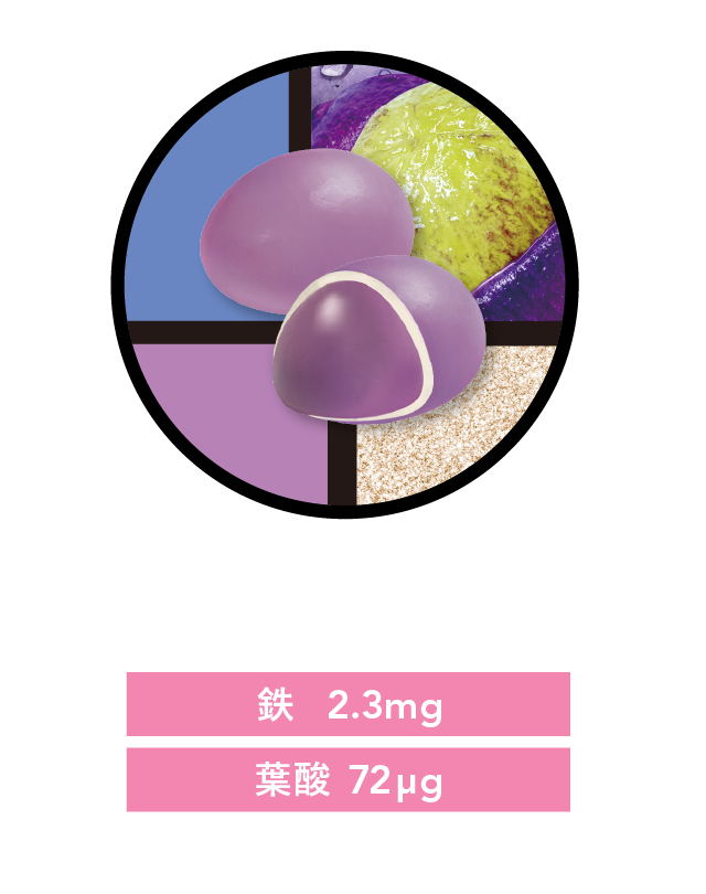 Beau Dolce（ボウドルチェ）鉄・葉酸入りカリっとグミ