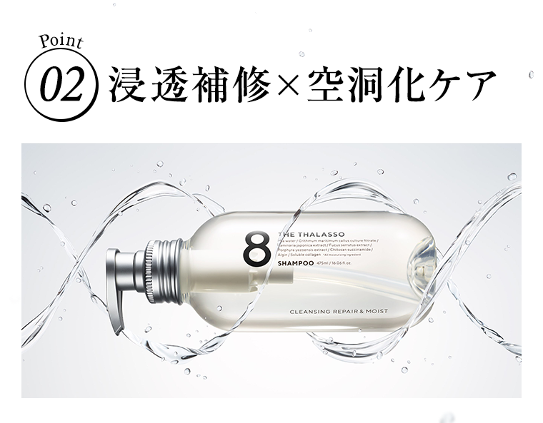 Point 02 浸透補修×空洞化ケア