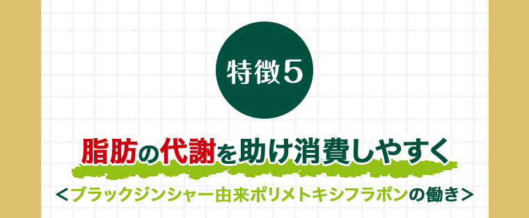 特徴５