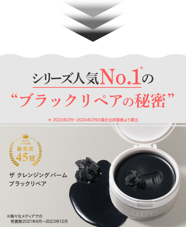 シリーズ人気No.1の“ブラックリペアの秘密”