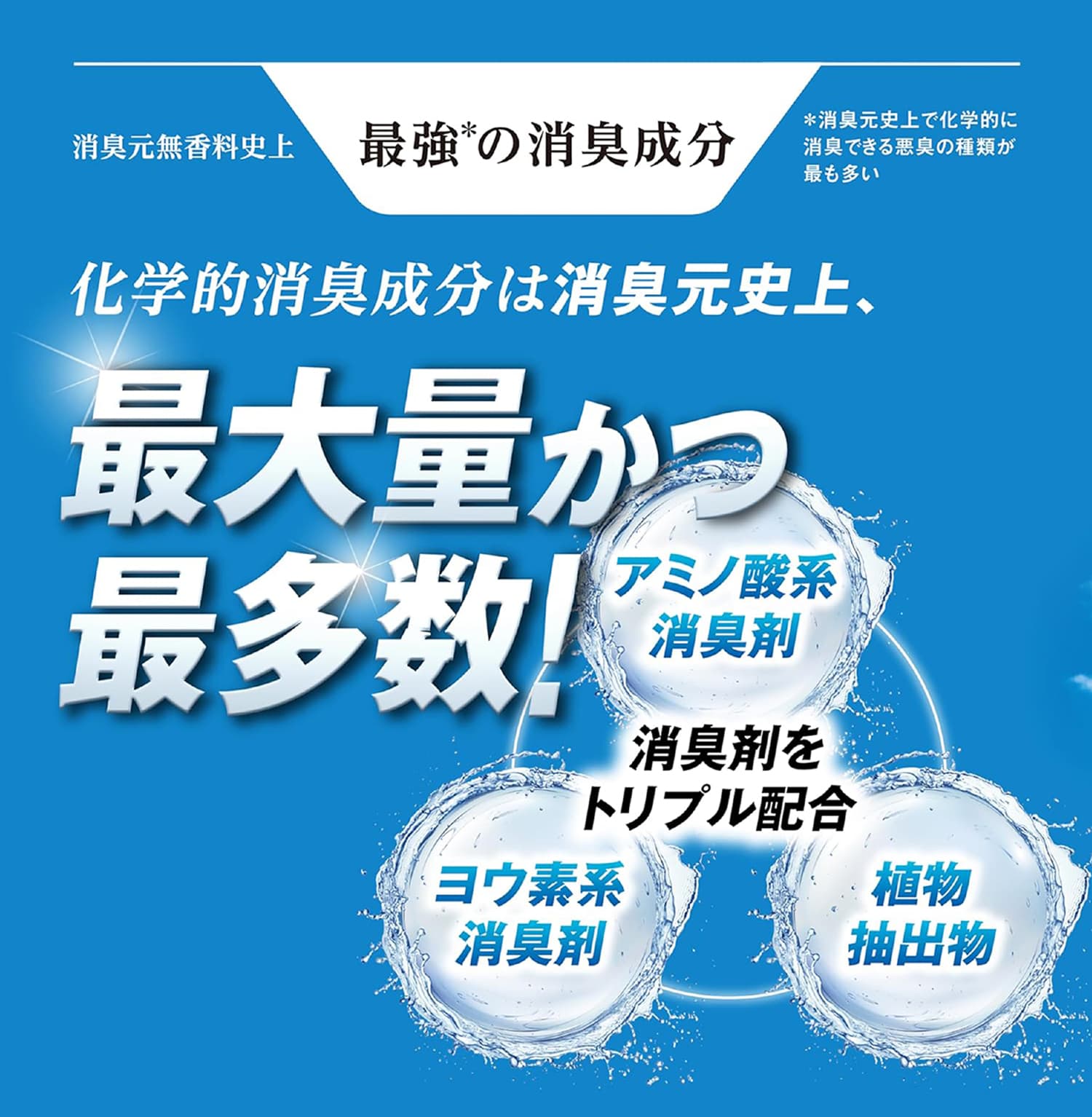 消臭元無香料史上 最強の消臭成分