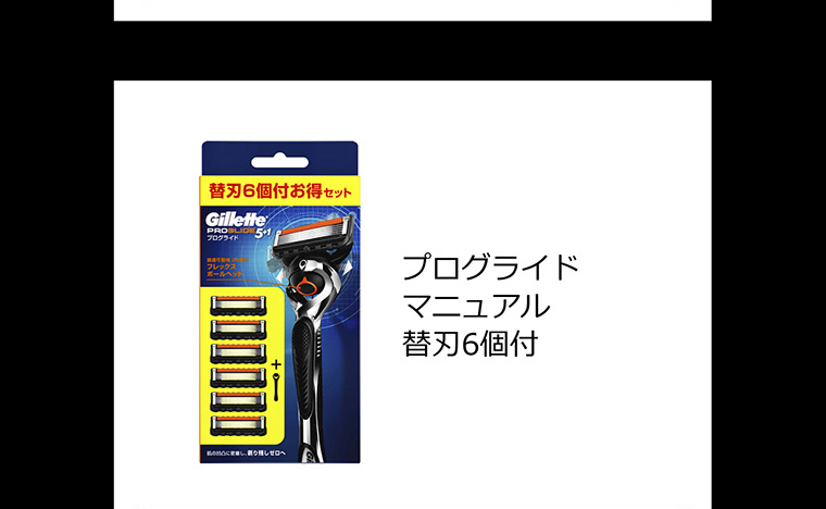 プログライド マニュアル 替刃6個付