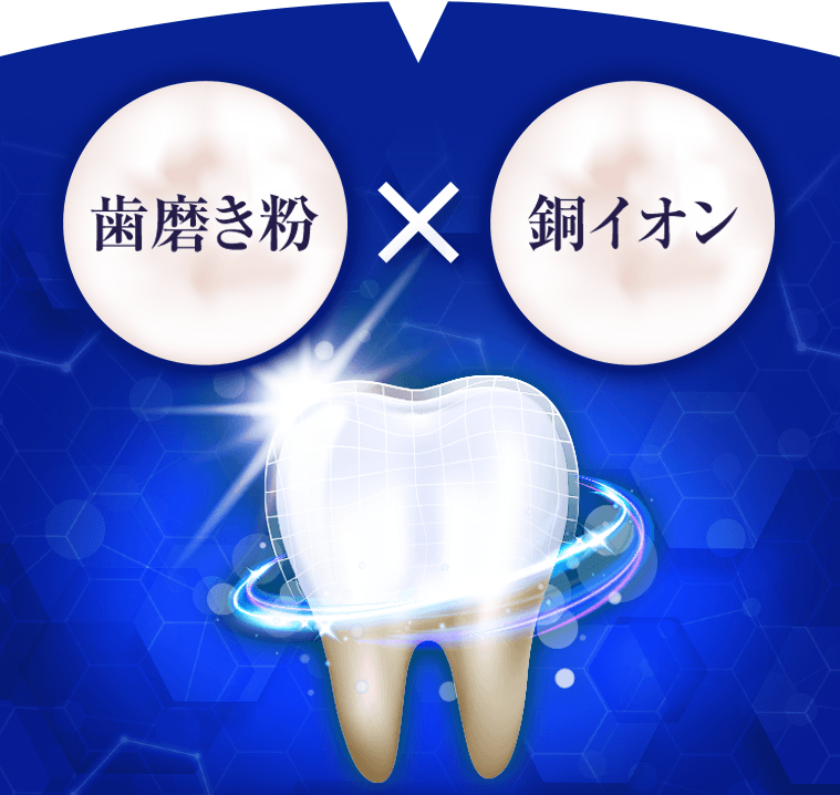 歯磨き粉×銅イオン