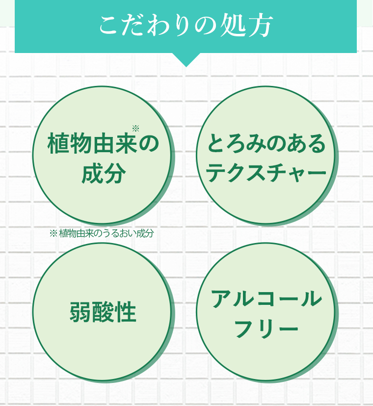 こだわりの処方
