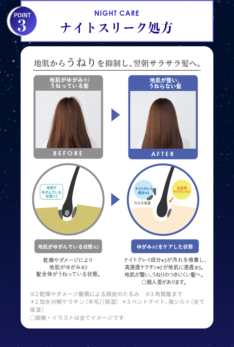 POINT03 ナイトスリーク処方