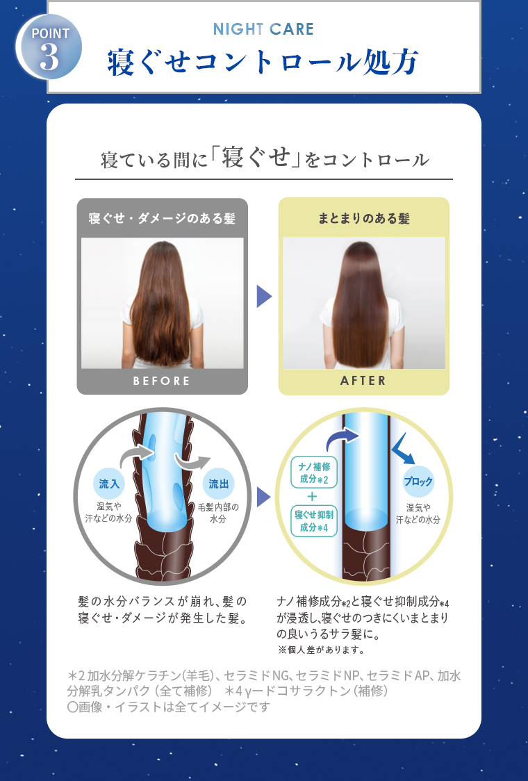 POINT03 ナイトスリーク処方