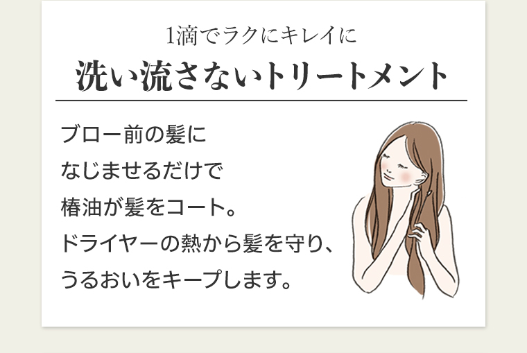 洗い流さないトリートメント