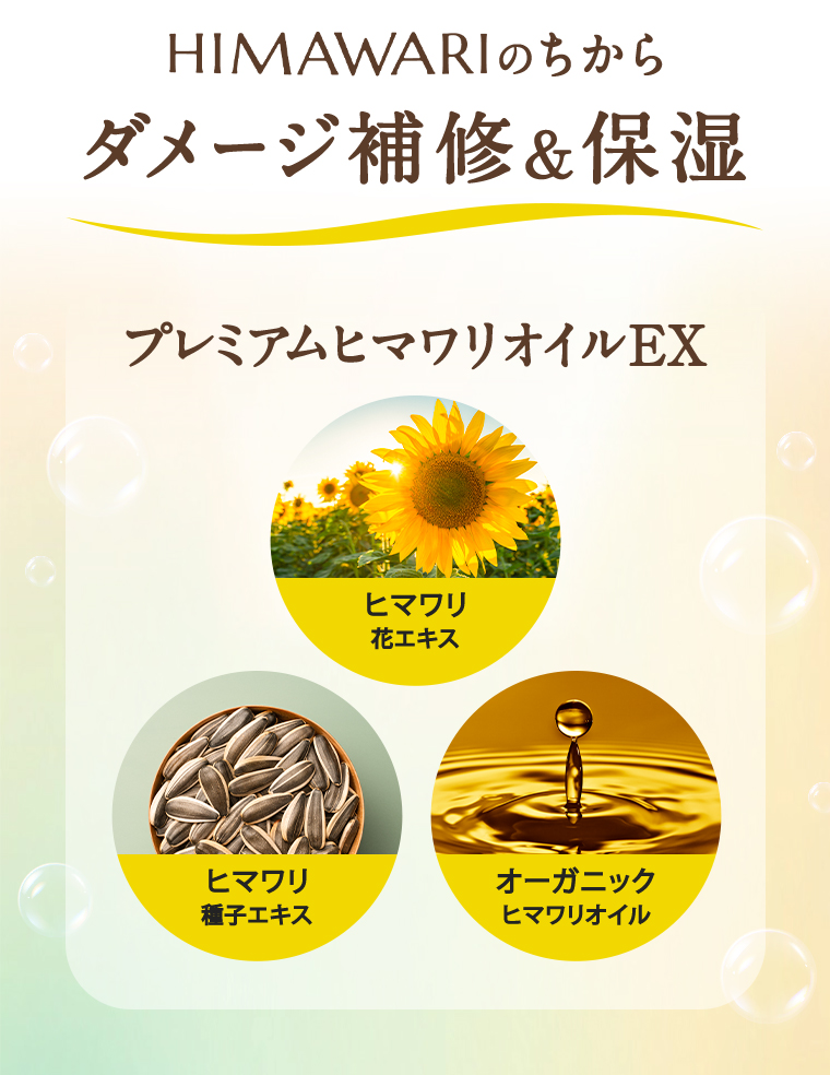 HIMAWARIのちから ダメージ補修&保湿