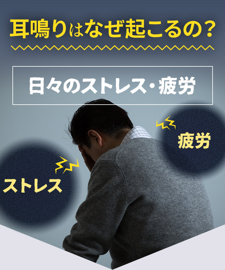 耳鳴りはなぜ起こるの？日々のストレス・疲労【ストレス】【疲労】