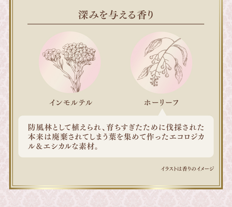 深みを与える香り