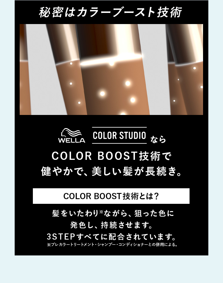 秘密はカラーブースト技術