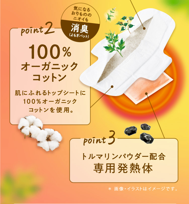 100%オーガニックコットン 專用発熱体