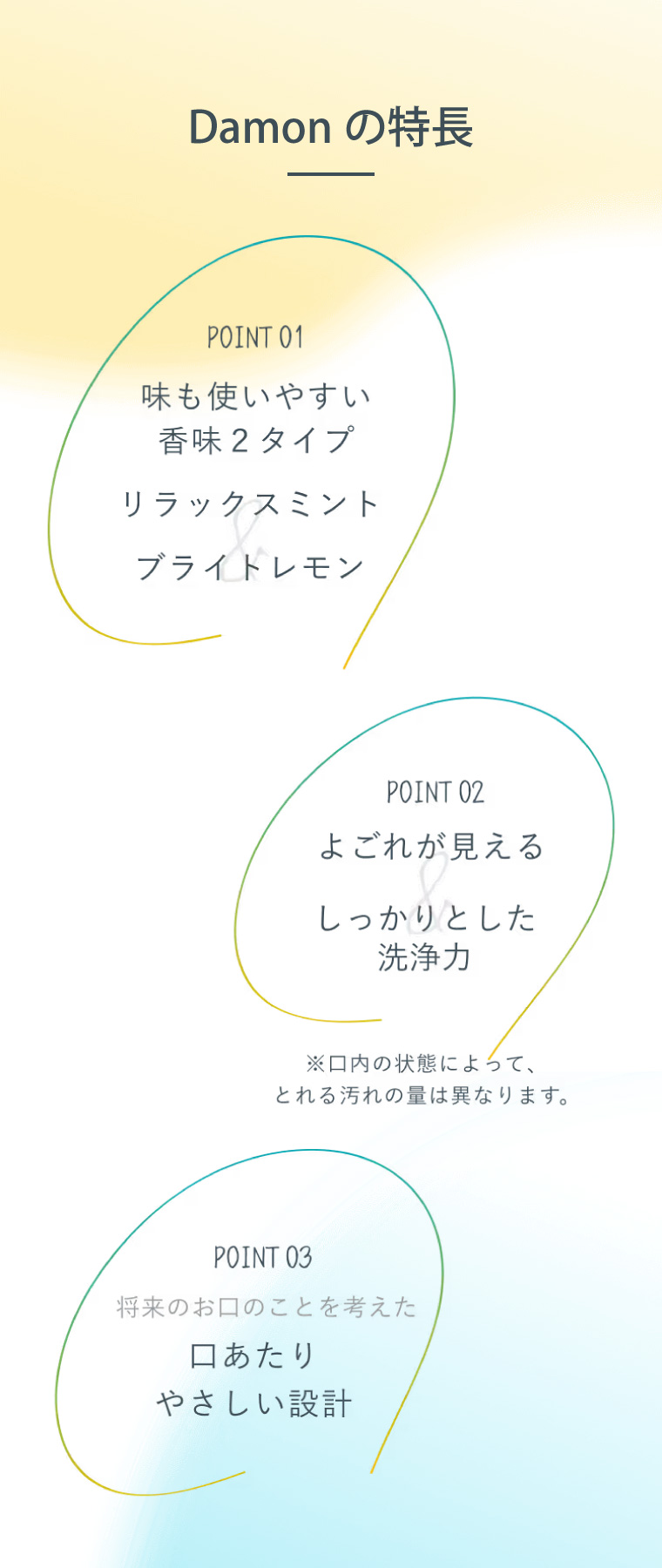 Damonの特長