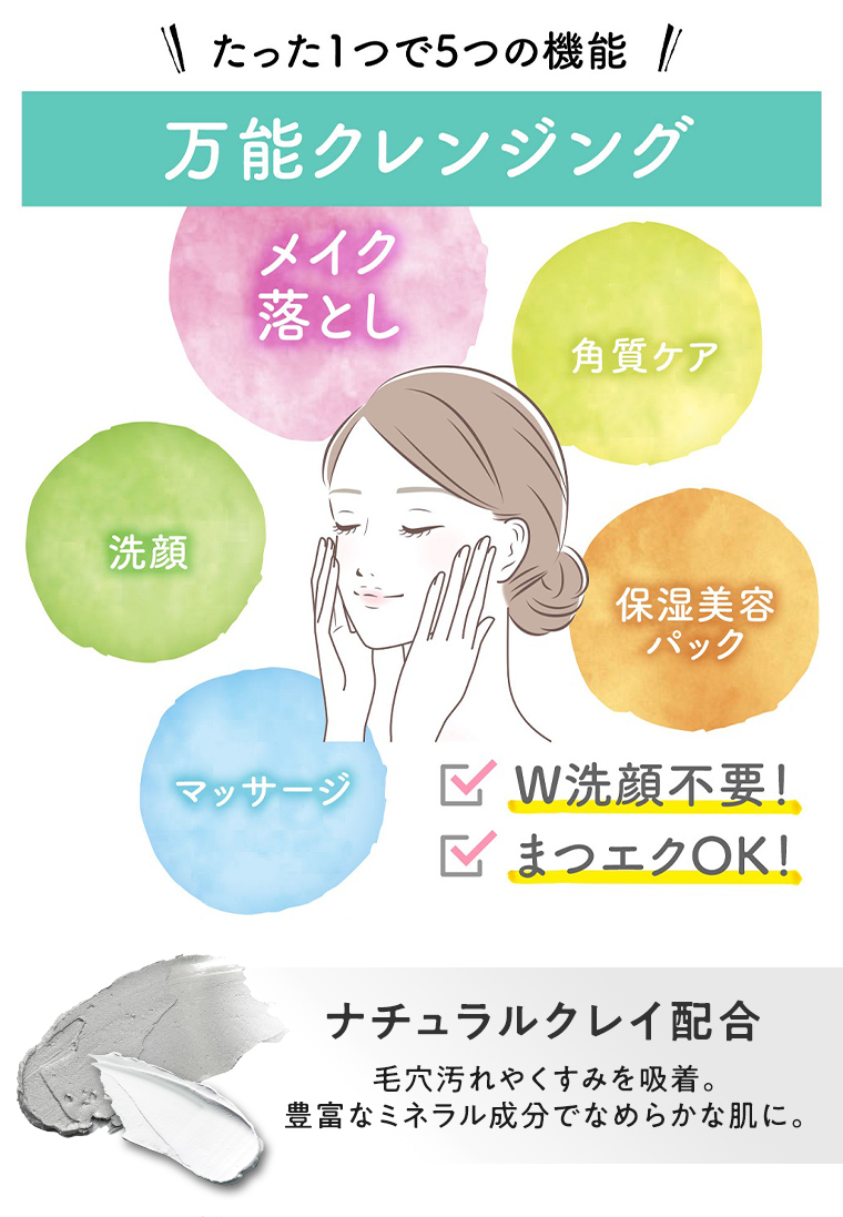 たった1つで5つの機能