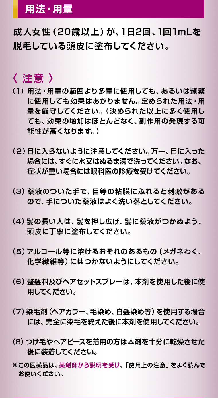 用法・用量