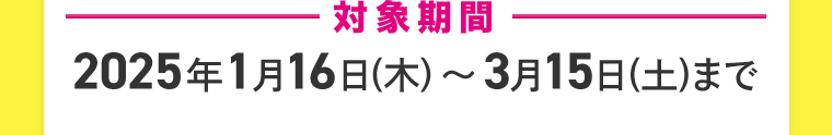 対象期間