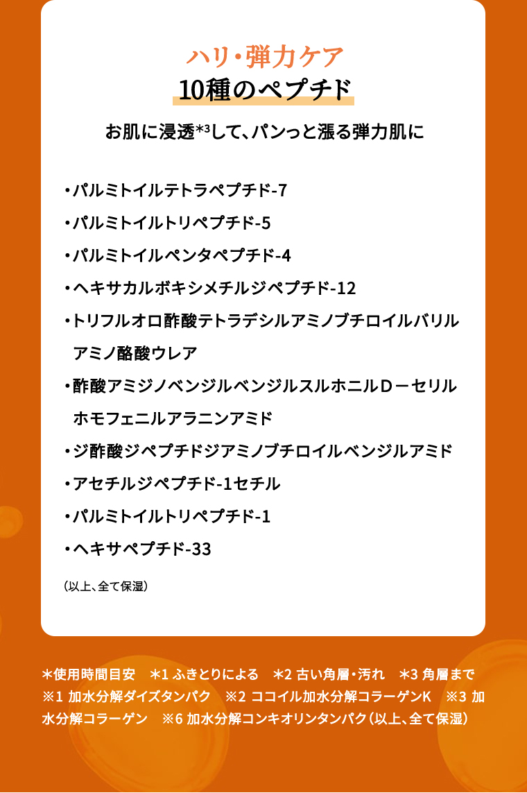 ハリ・弾力ケア
